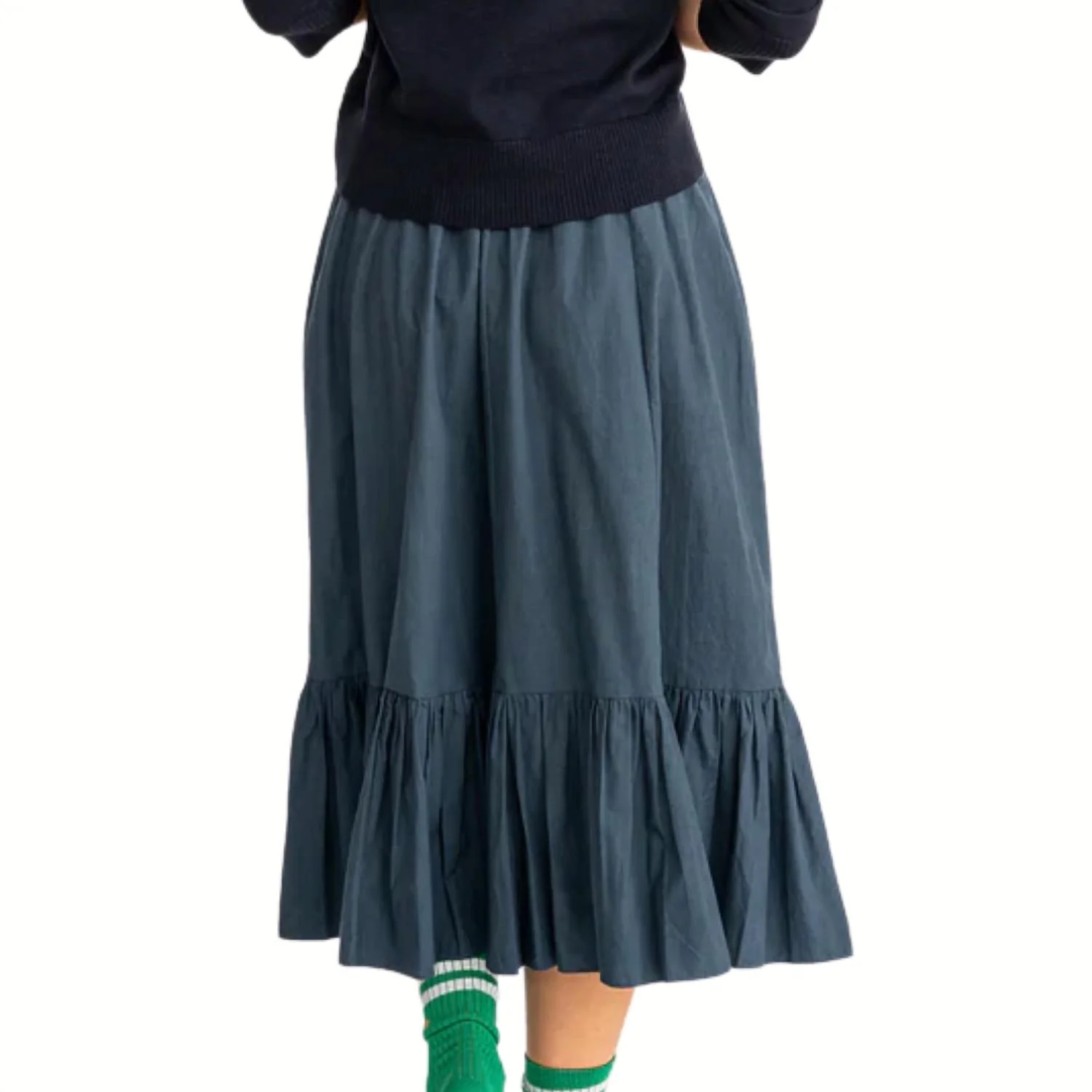 Madeleine Maxi Skirt In Midnight