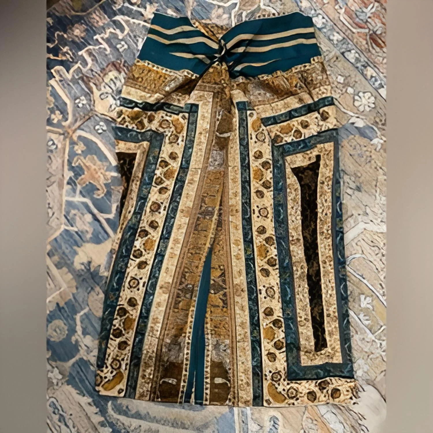 Hold Up Skirt In Multicolor