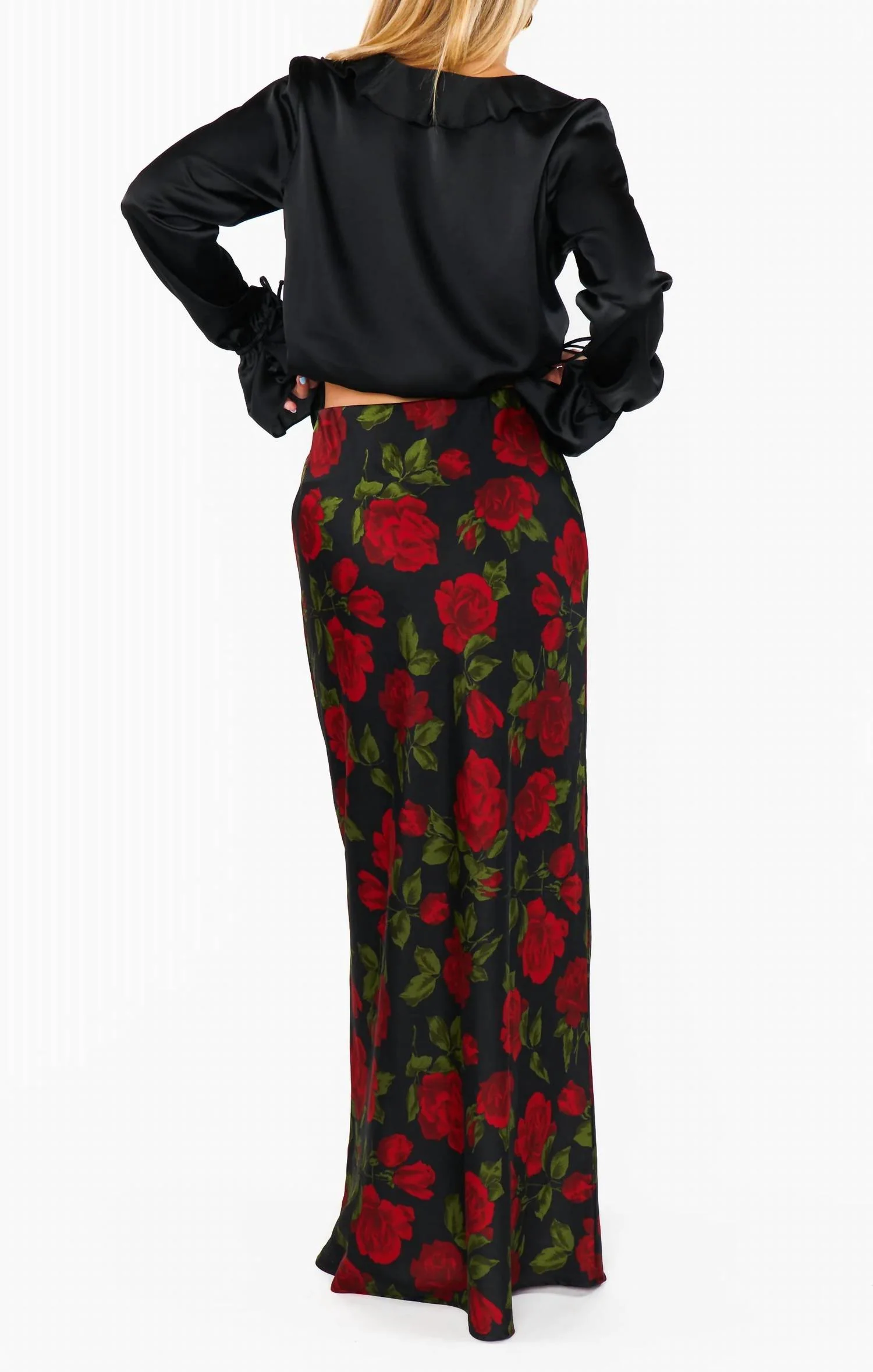 Maci Maxi Skirt In Send Me Roses