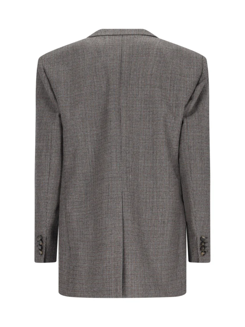 Single-Breasted Blazer – Grey