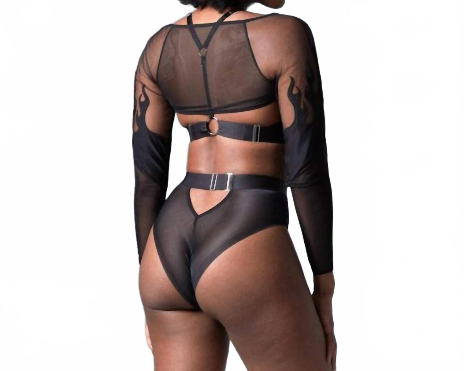 Smokin Mirrors Shrug In Black