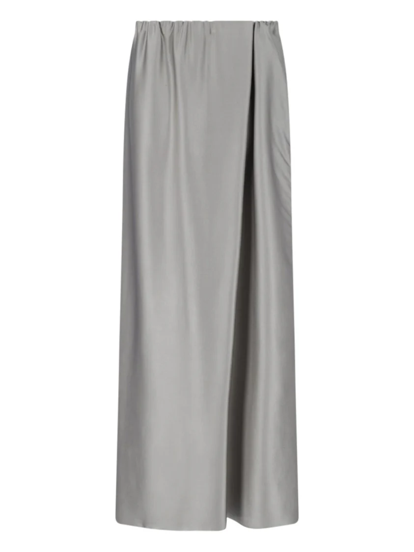 Asymmetric Maxi Skirt – Grey