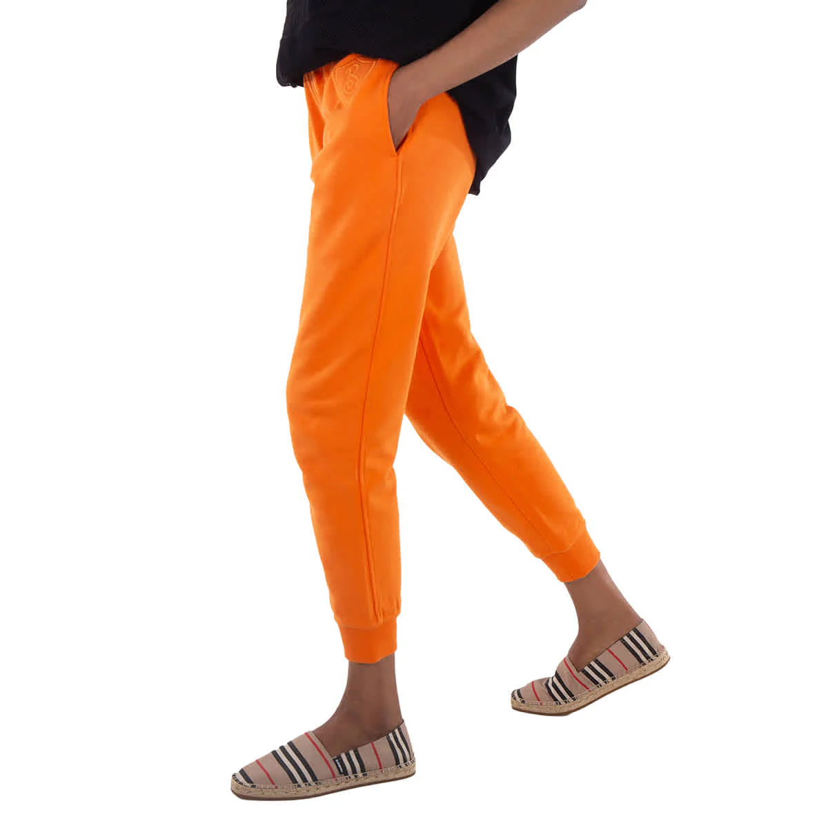 Burberry Cotton Embroidered Logo Patch Joggers