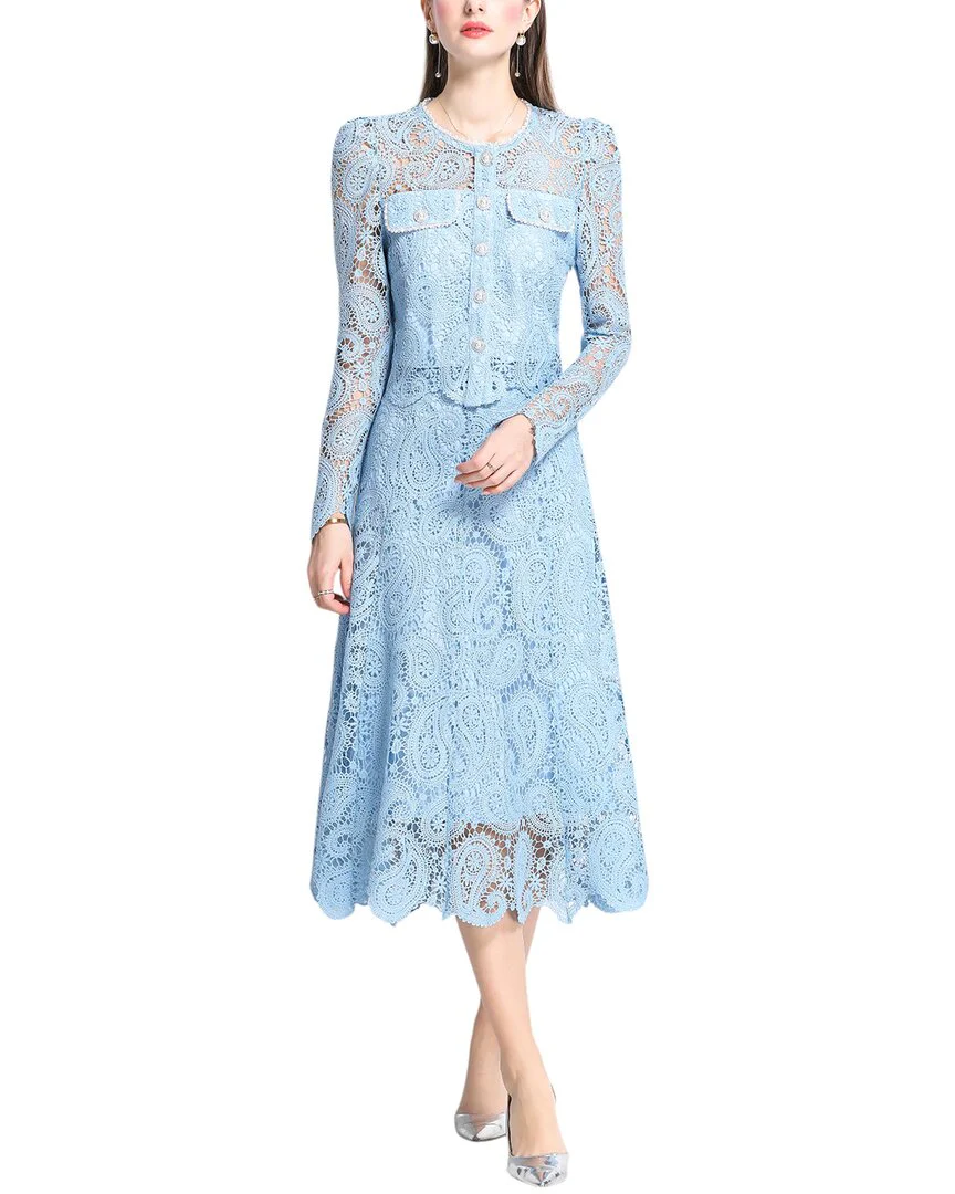 Elaine Shirt & Skirt Set