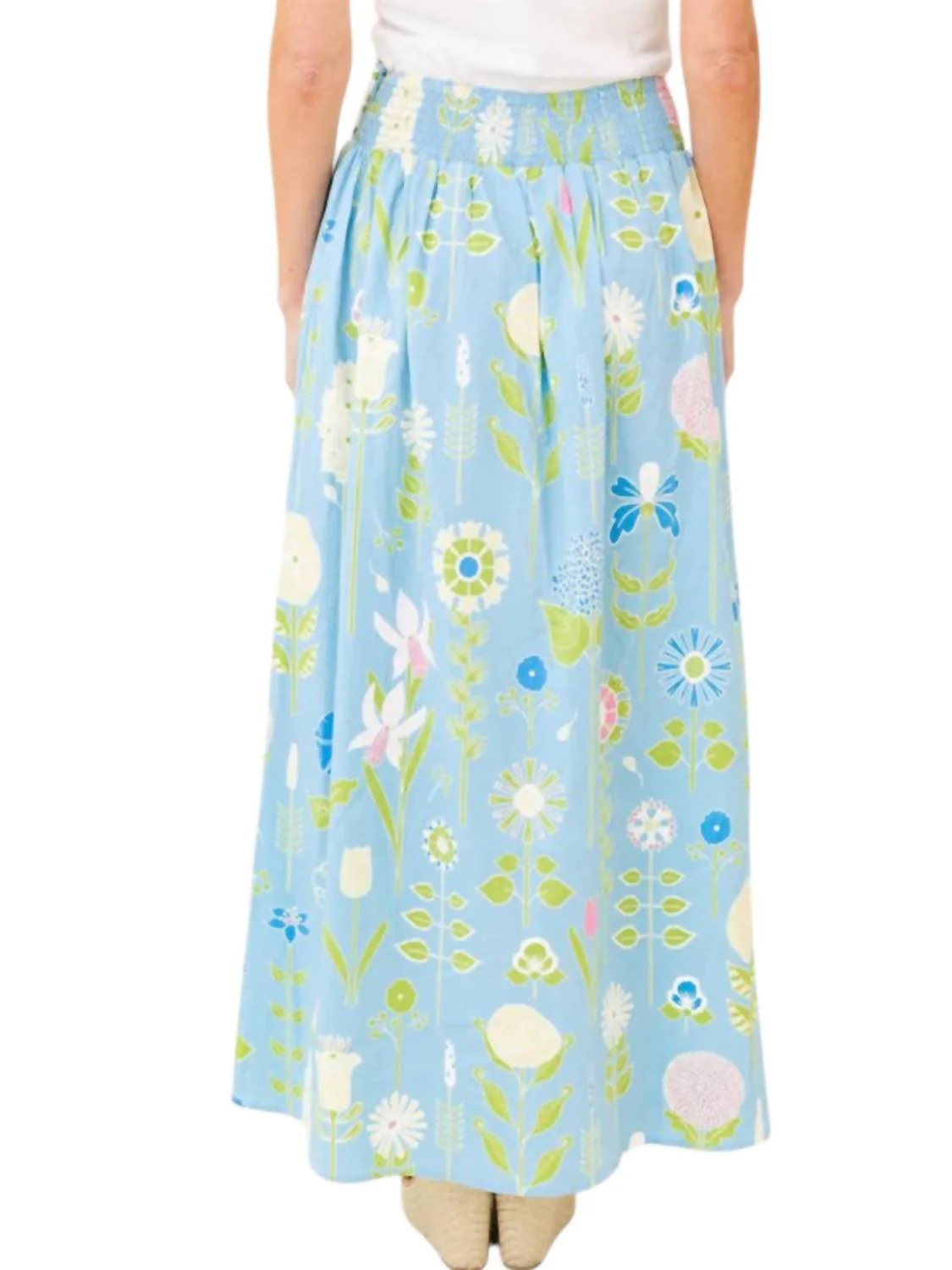 Lillian Skirt In Secret Garden Soft Sky