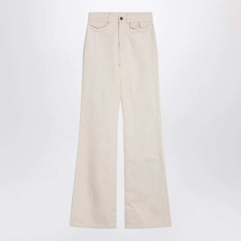 Chloé Women's ivory Fla blue Trousers