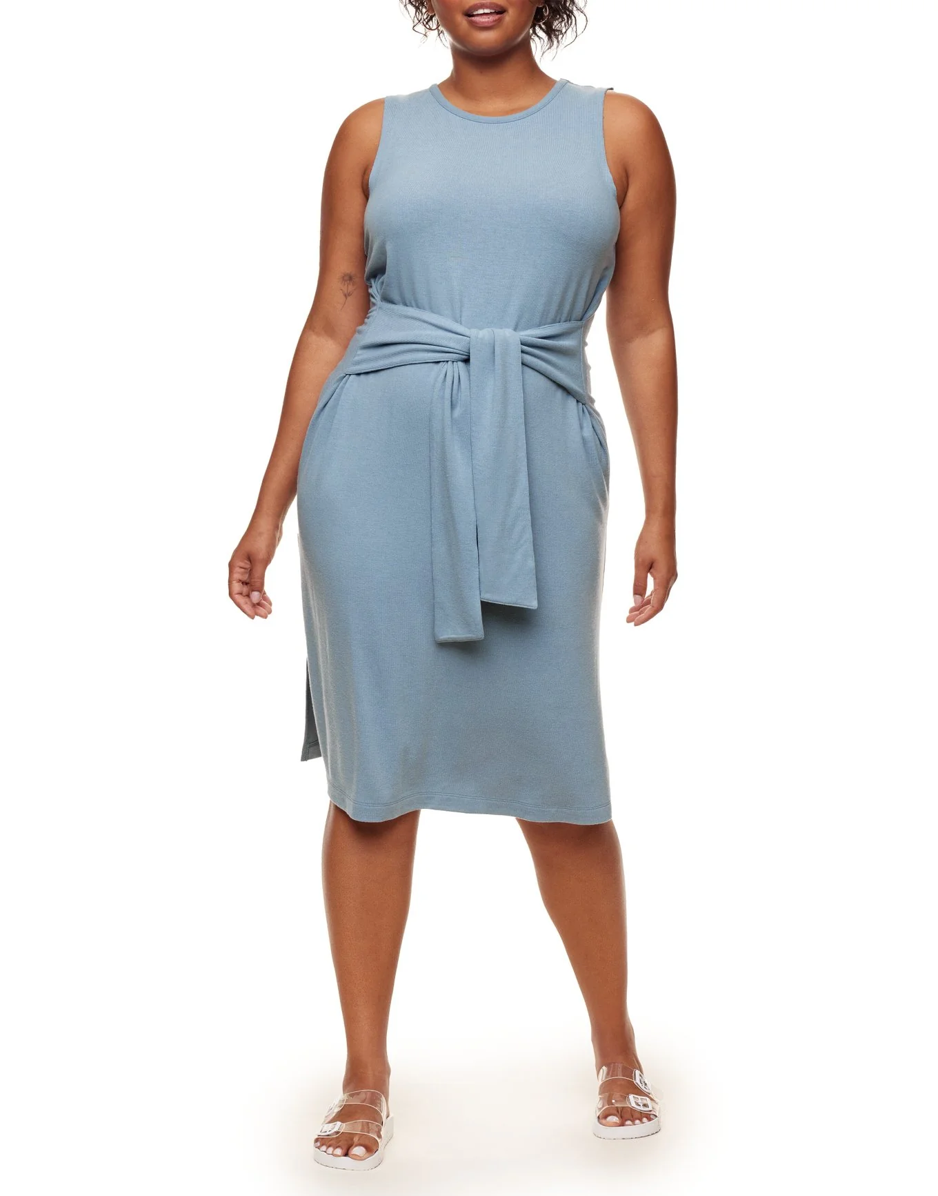 Amare Women's Plus-Size Midi Dress