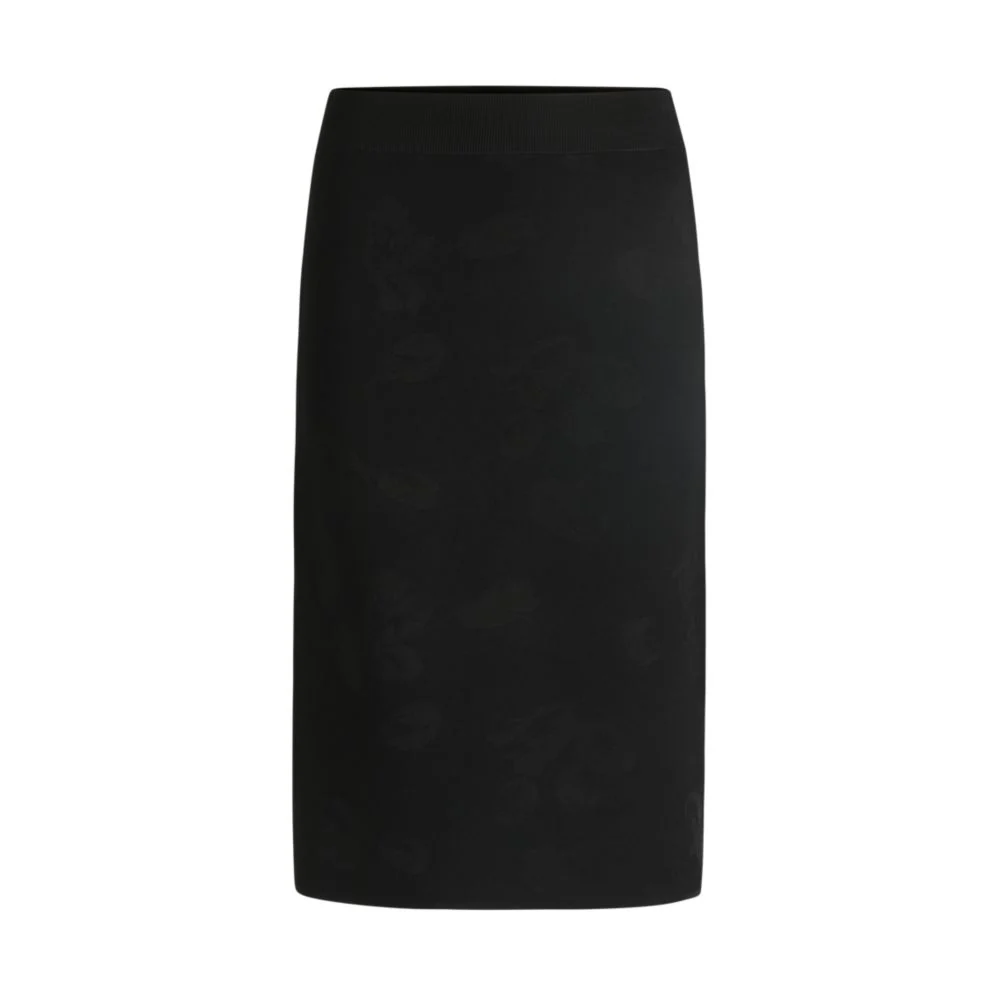 Tube skirt in knitted jacquard