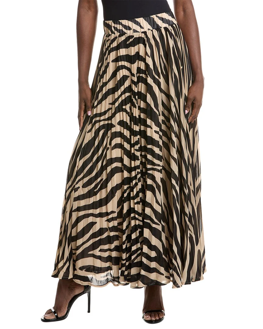 Gracia Pleated A-Line Skirt