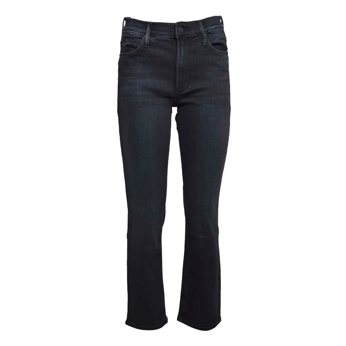 The Mid Rise Dazzler Ankle Jeans In Black Denim