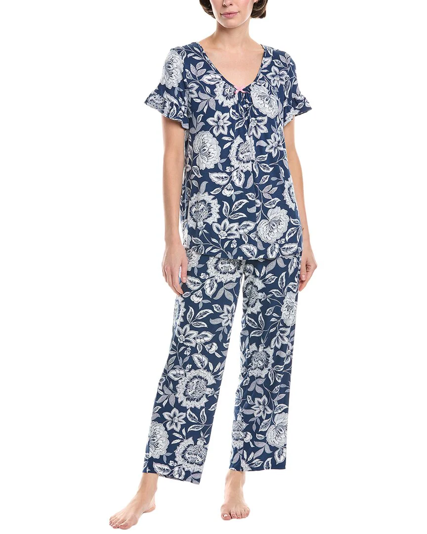 Ellen Tracy 2pc Shirt & Pant Sleep Set