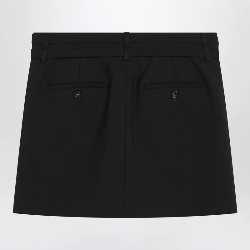 Sportmax Women's Mini Skirt In Wool