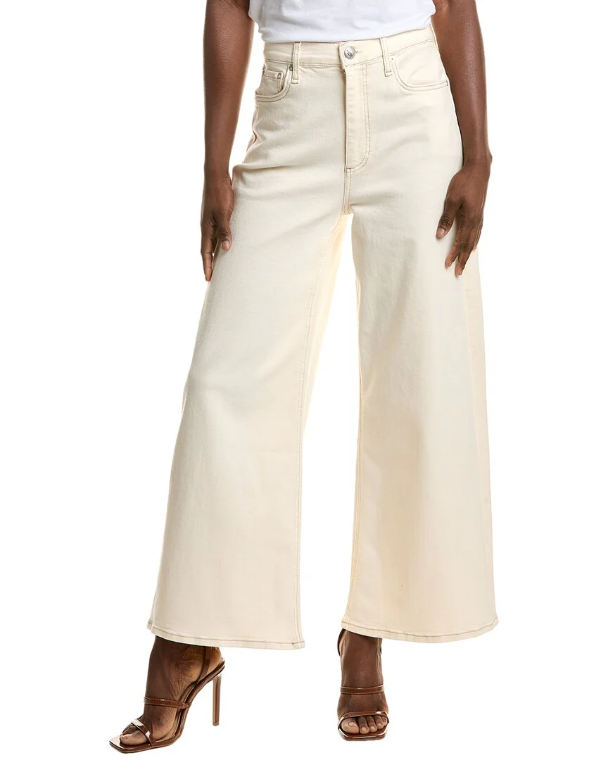 rag & bone Sofie Flexi Ecru Ultra High-Rise Wide Leg Jean
