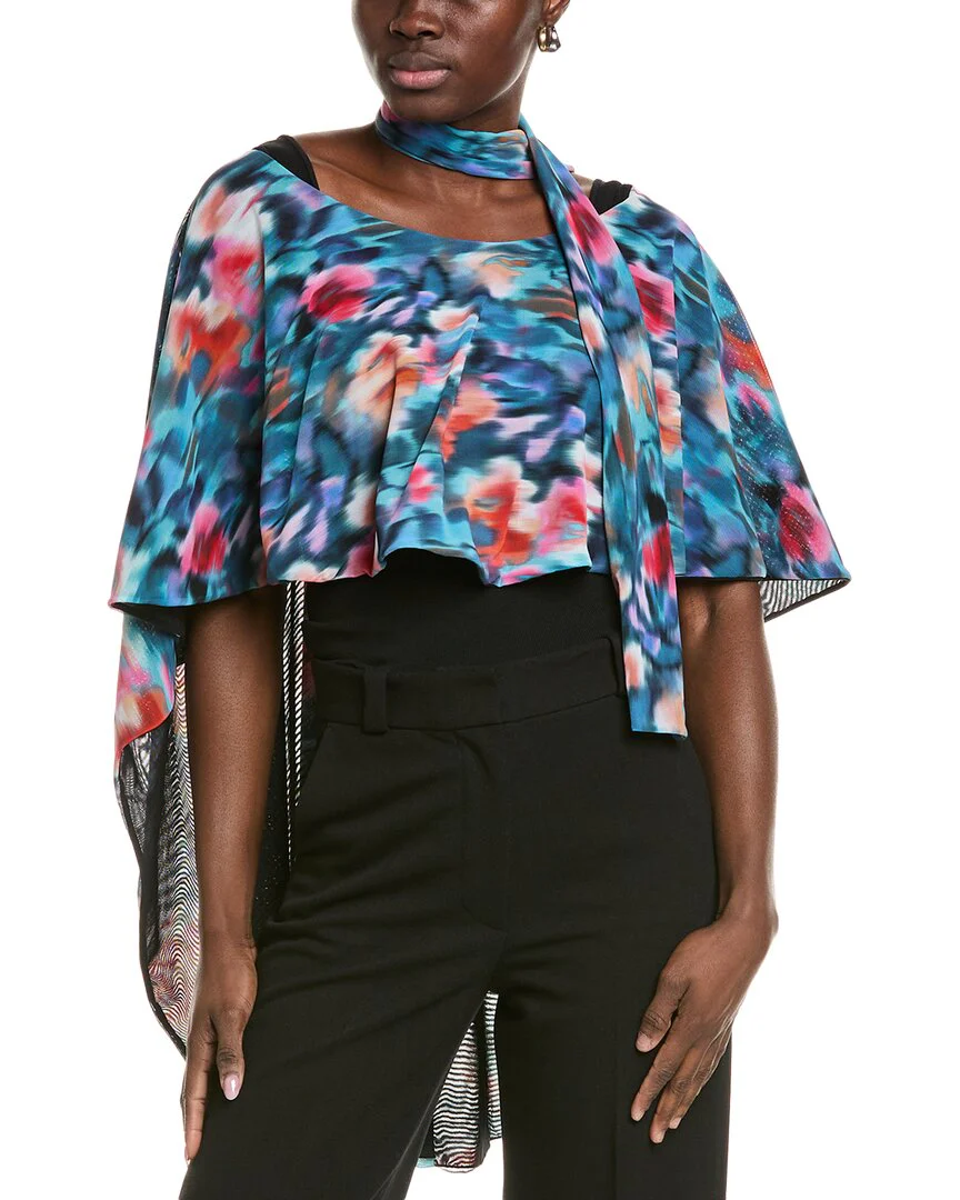 Chiara Boni La Petite Robe Miele Mesh Poncho