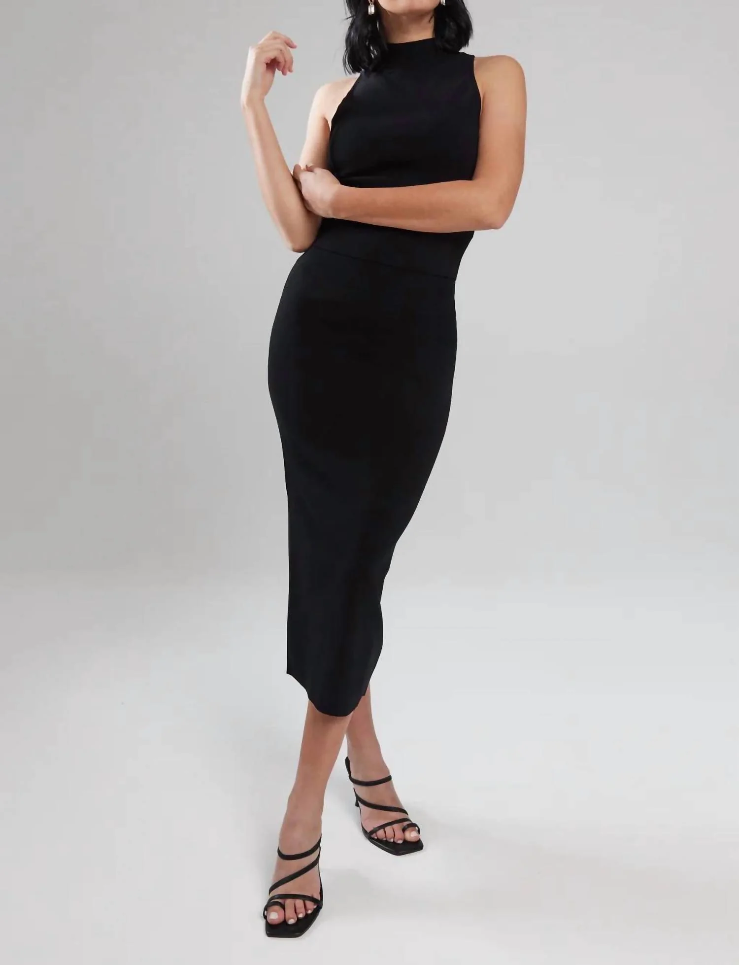 The Midi Tube Skirt In Ink