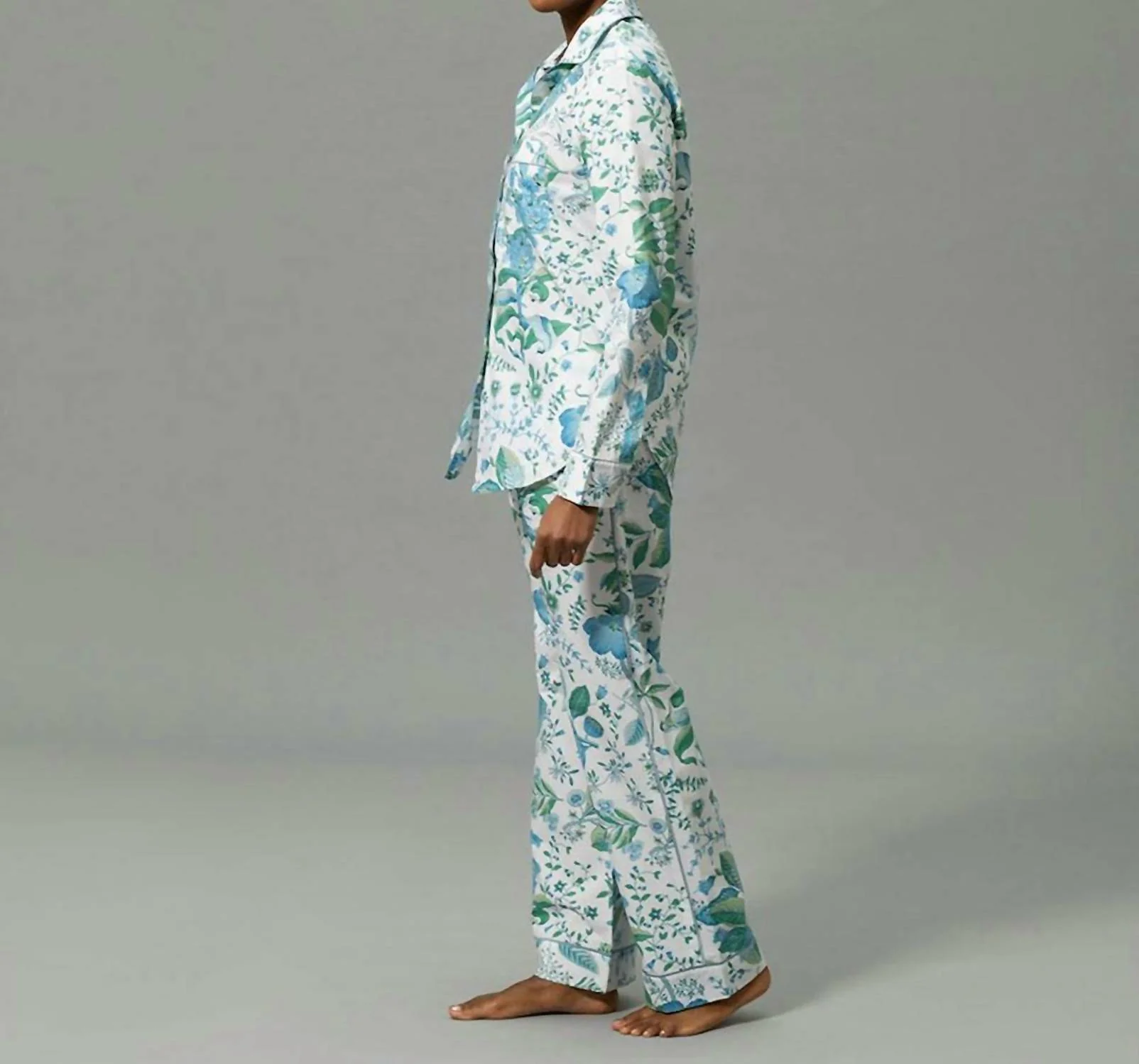 Luca Pajama Set In Pomegranate Sea