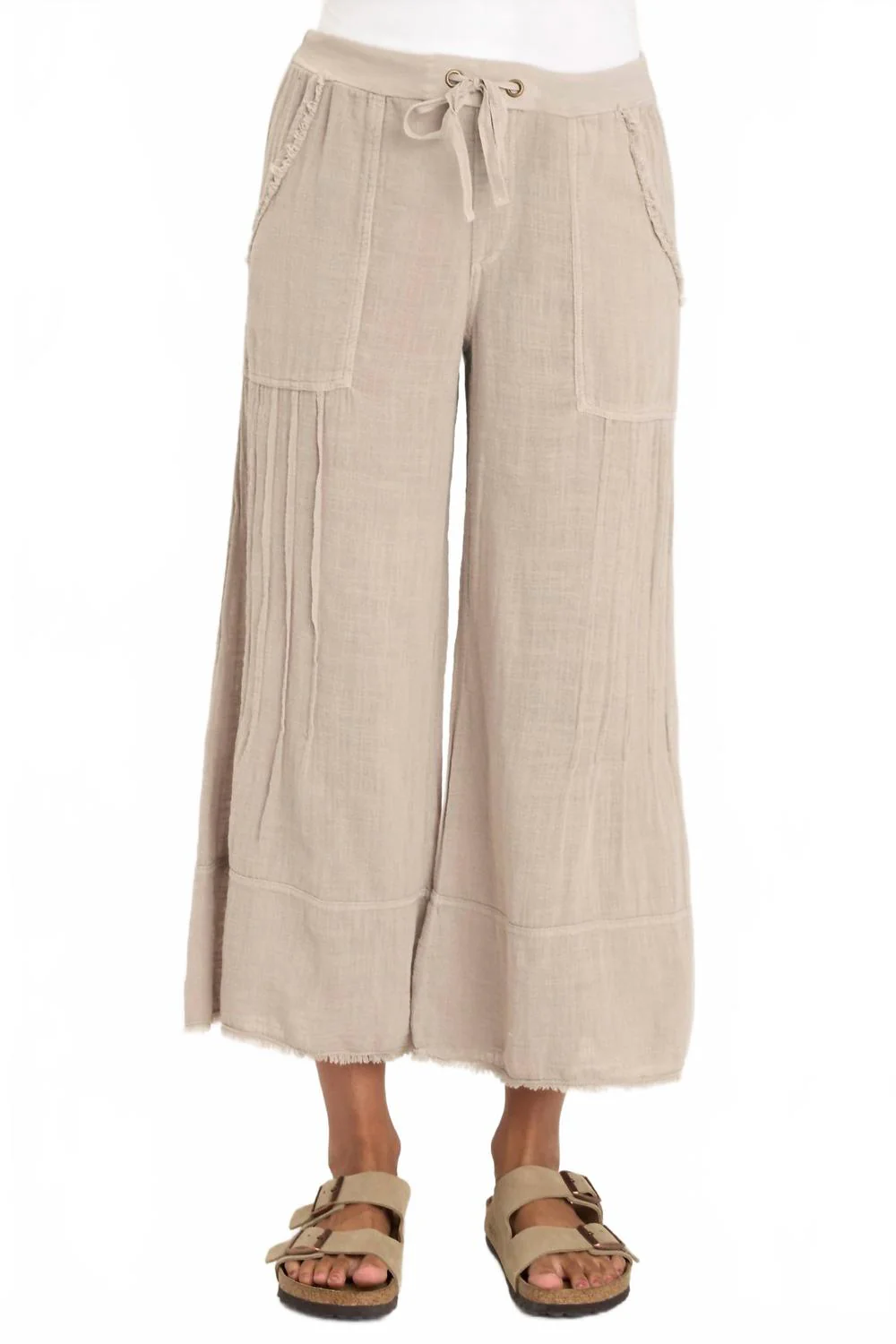 Ace Wide Leg Pants In Ripple Pigment
