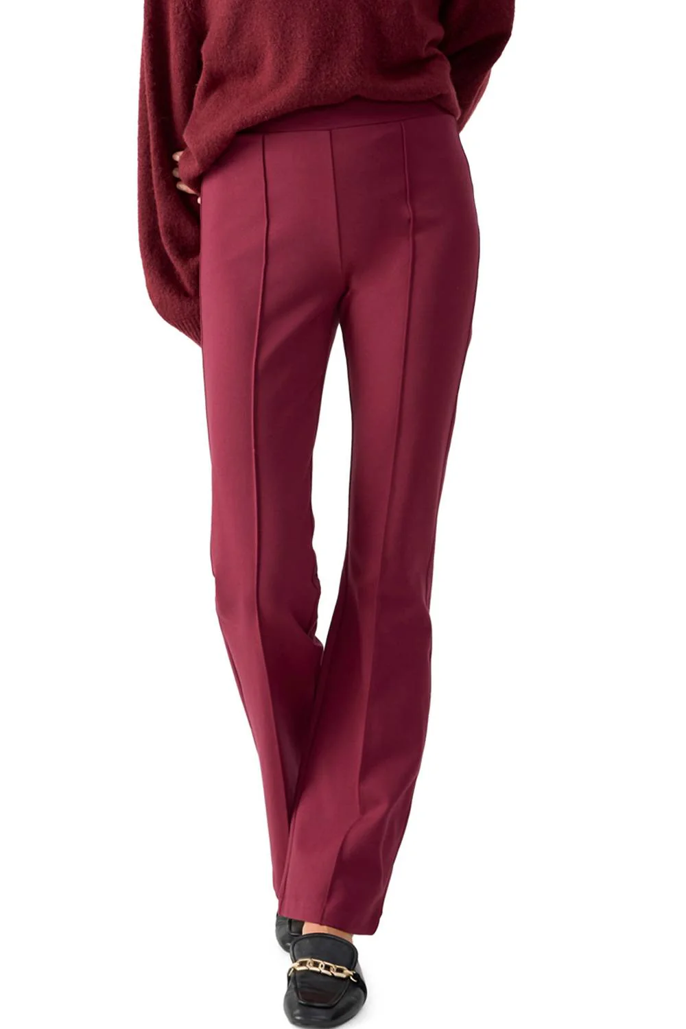 Lana Flare Pant In Sugar Plum