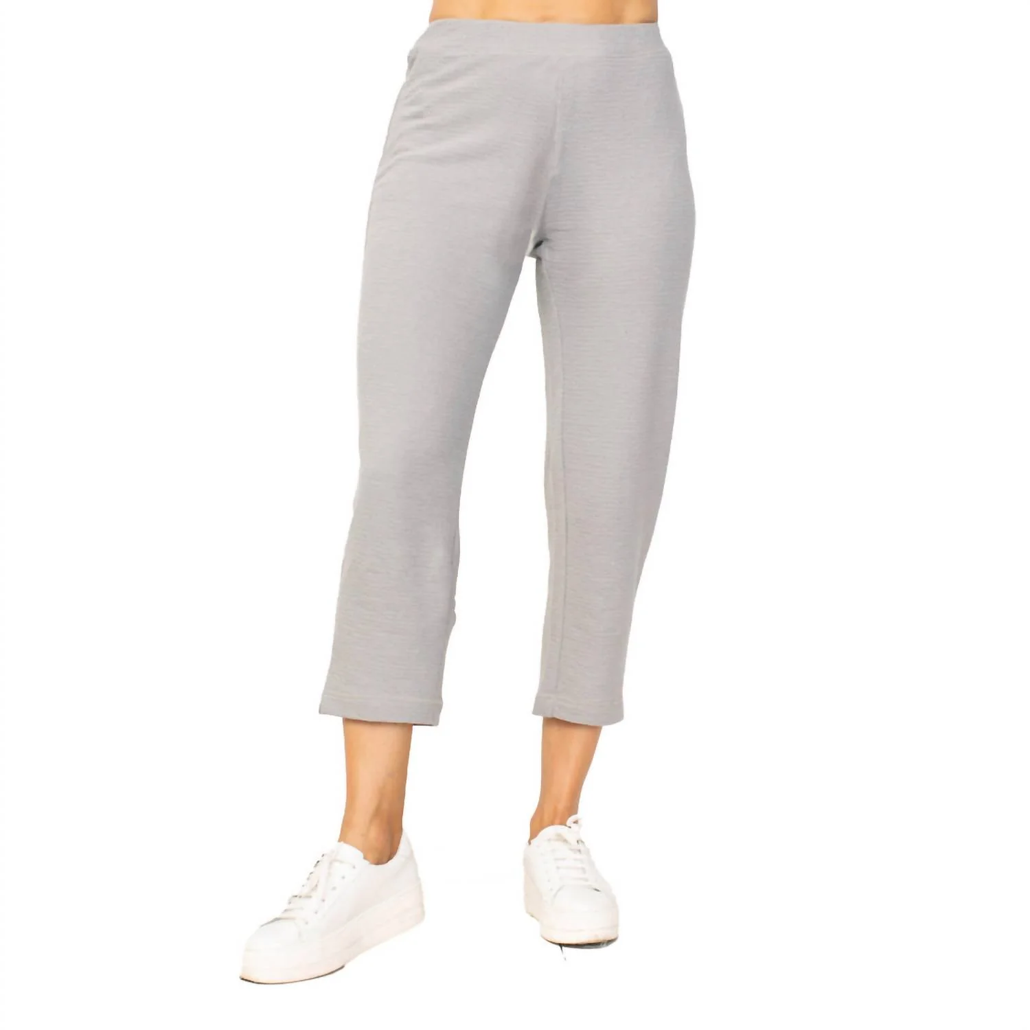French Terry Easy Capri In Gull