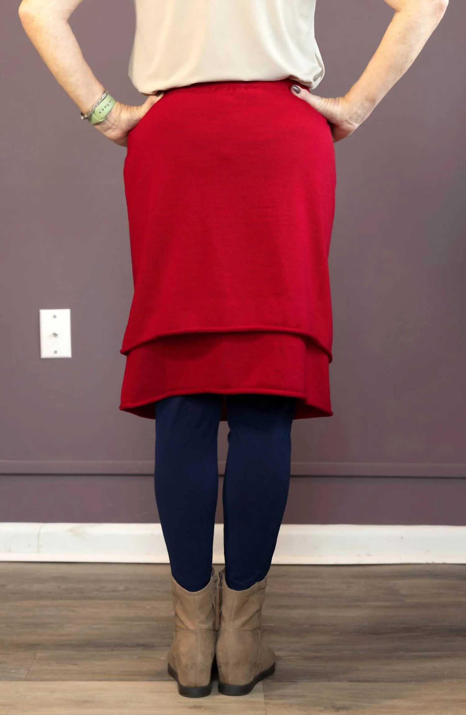 Eckbert Skirt In Wine