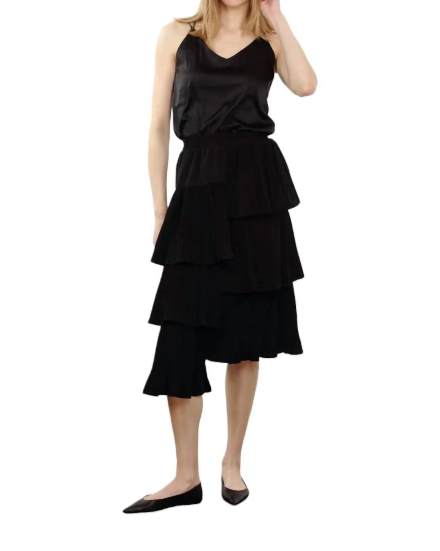 Ruffle Skirt In Black