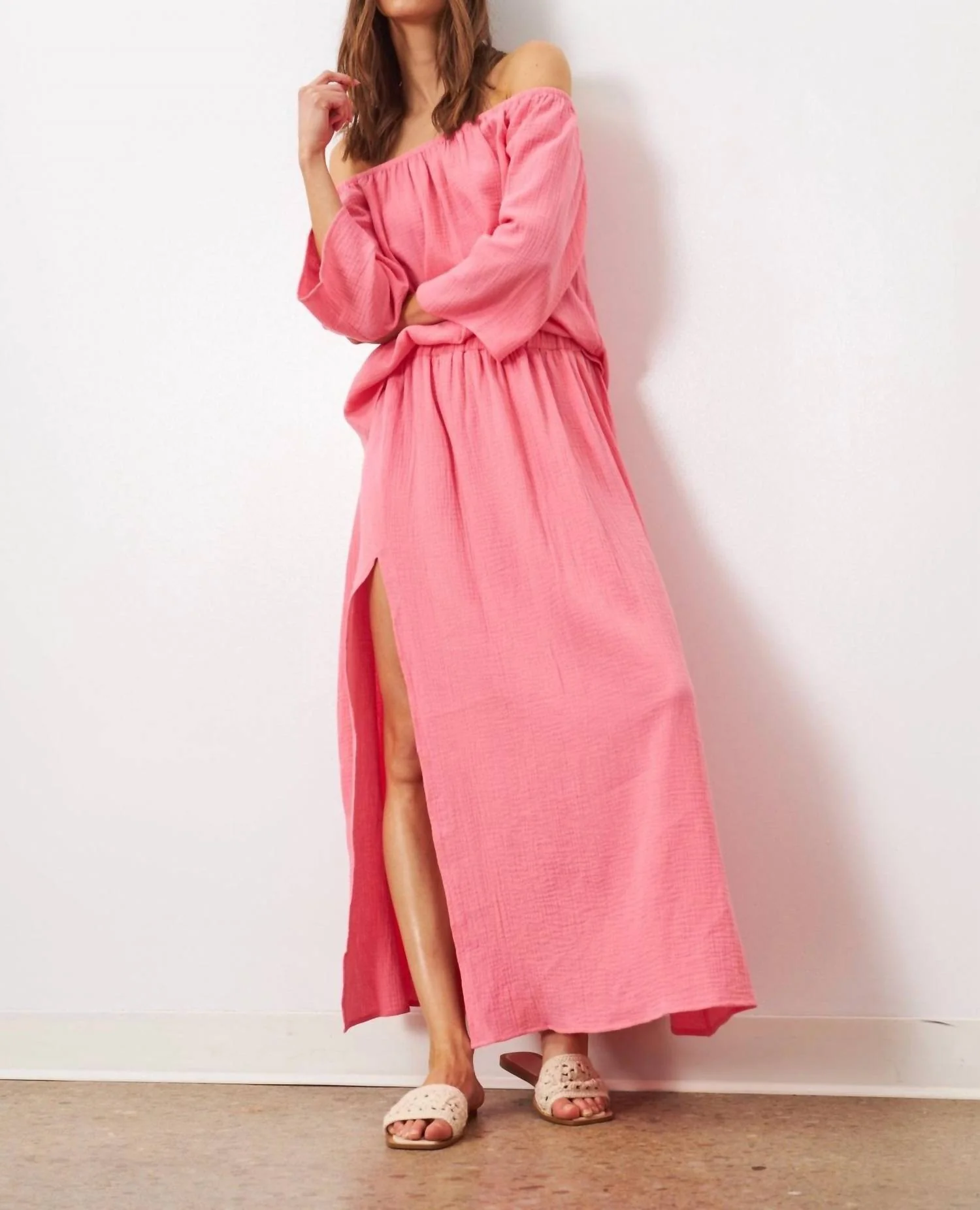 Pearl Skirt In Spicy Paloma