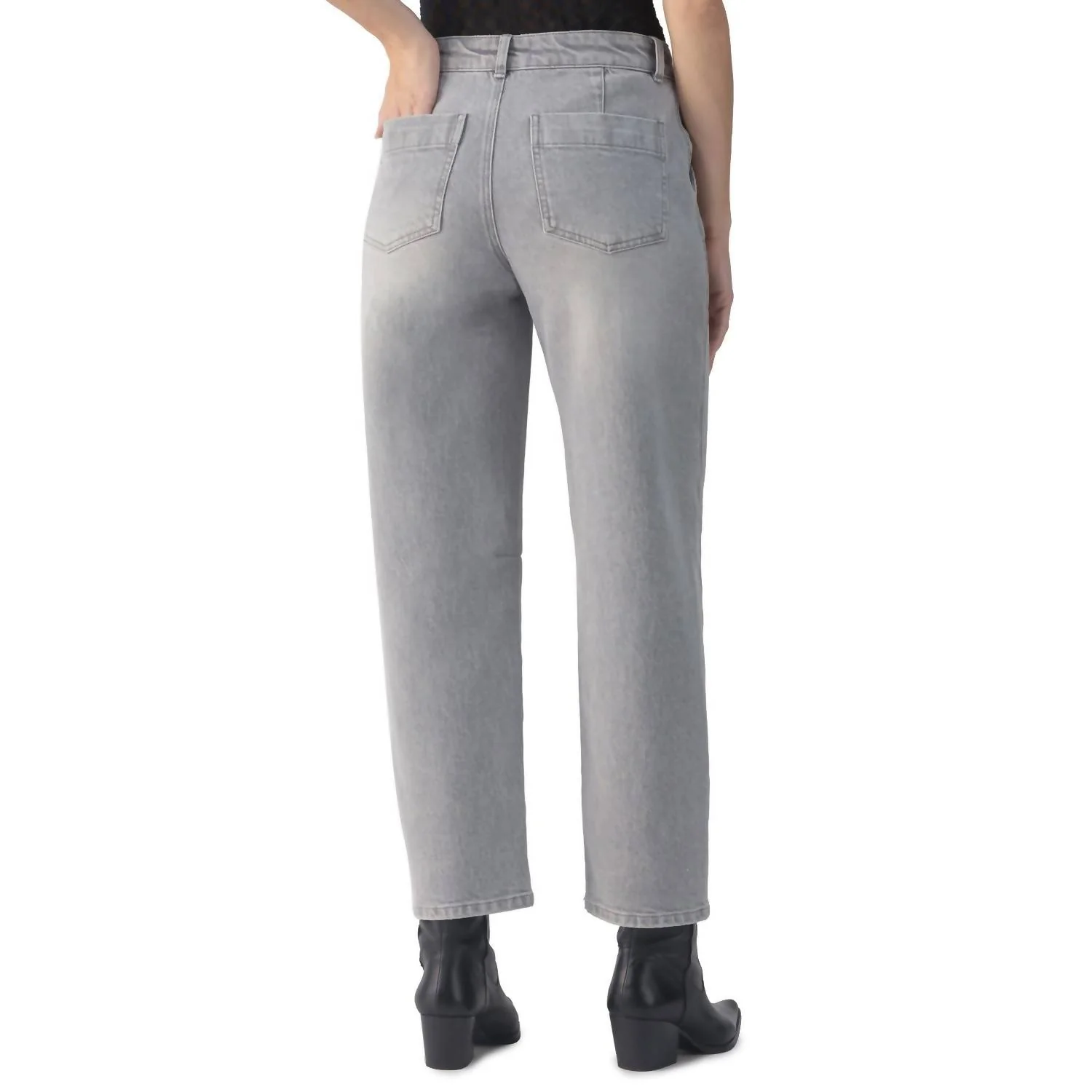 Barrel Marine Jeans In Gray Mist