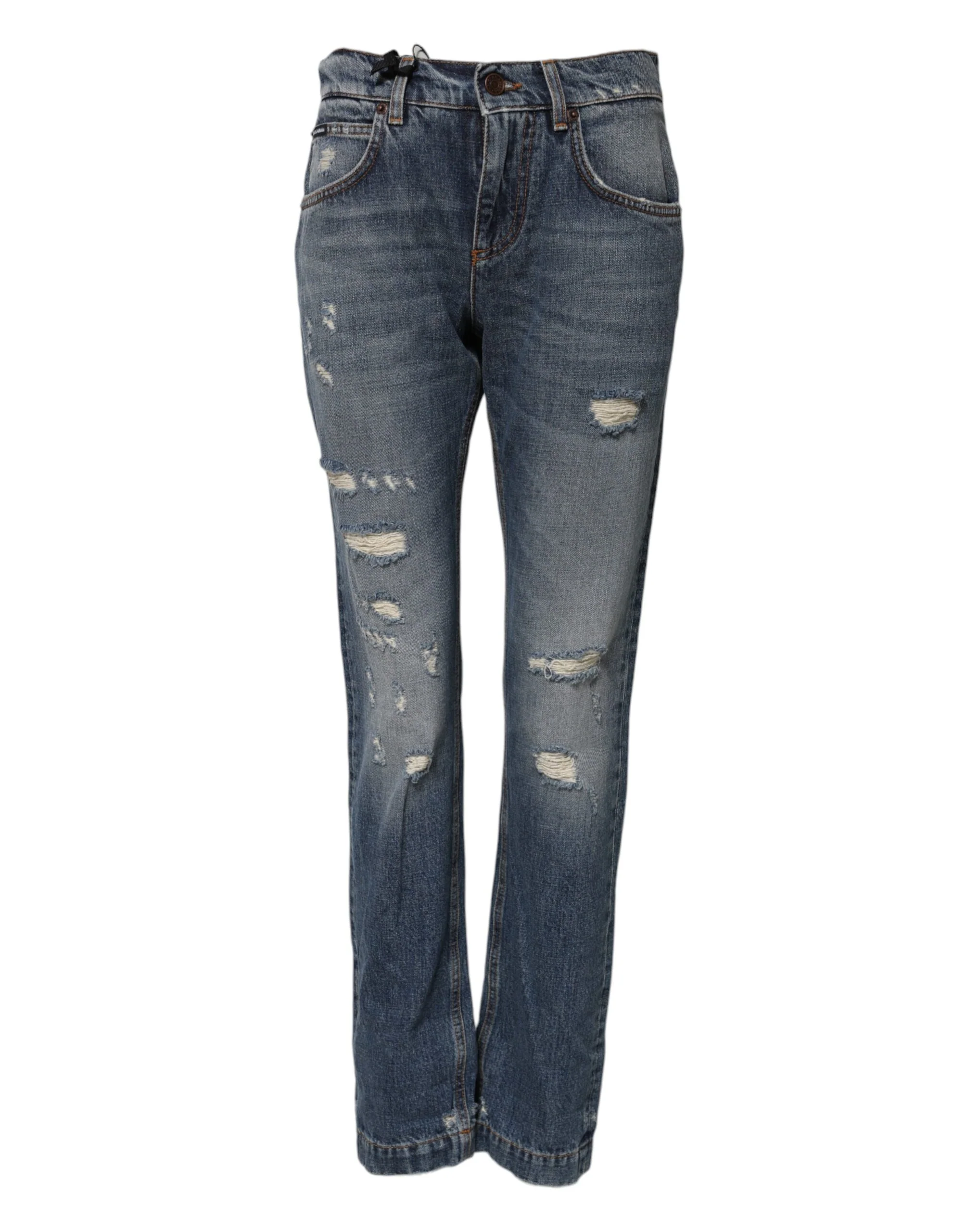 Dolce & Gabbana Cotton Tatte Mid Waist Women's Jeans