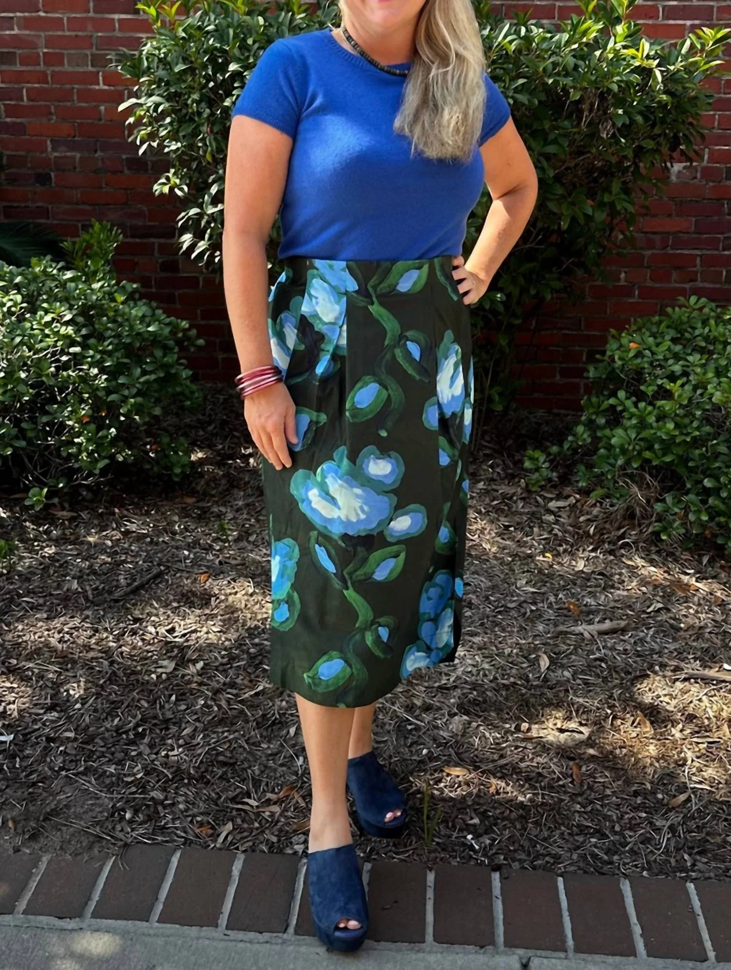 Yuzu Skirt In Recuerdos Verde