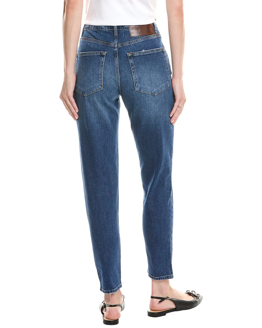 One Teaspoon Legends Power Blue High Waist Mom Jean