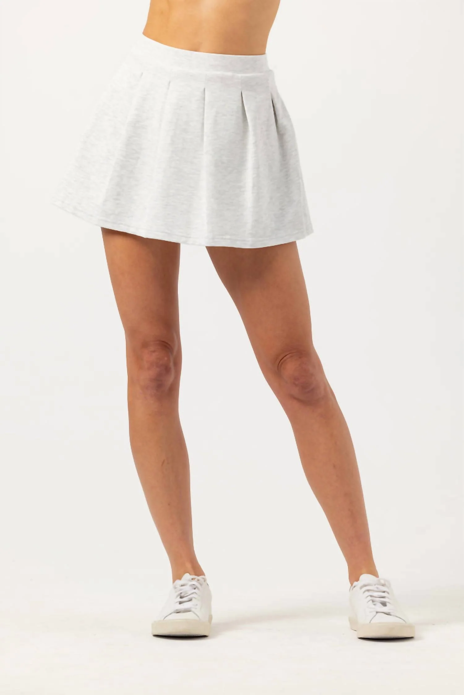 Sia Skirt In Light Heather Gray