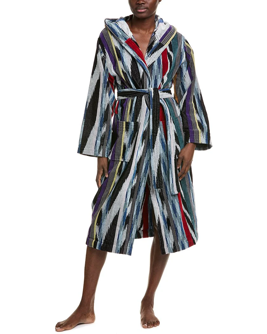 Missoni Home Clint Accappatoio Cappuccio Mod Bathrobe