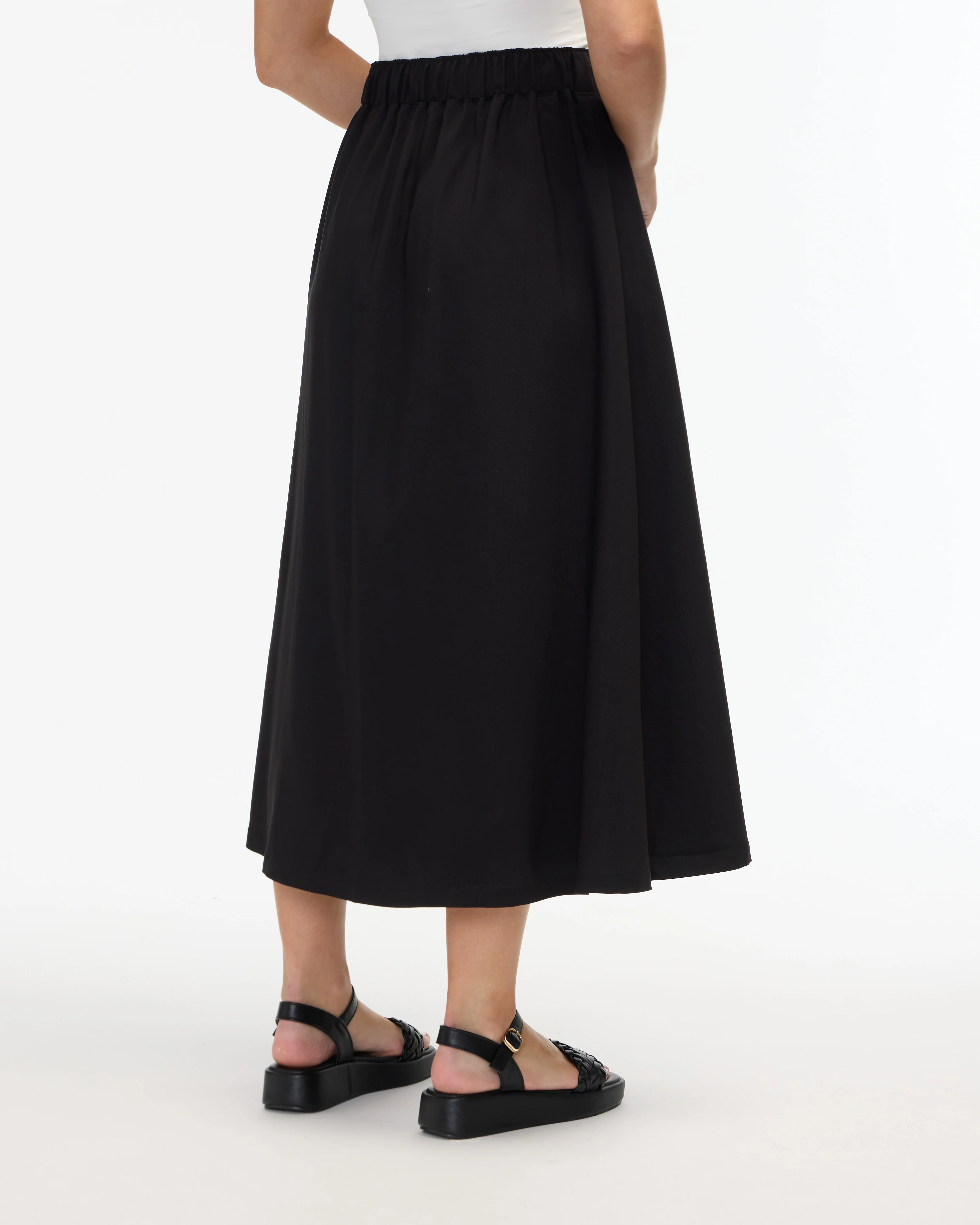 Ellen Tracy Women’s Tencel Pull on Skirt