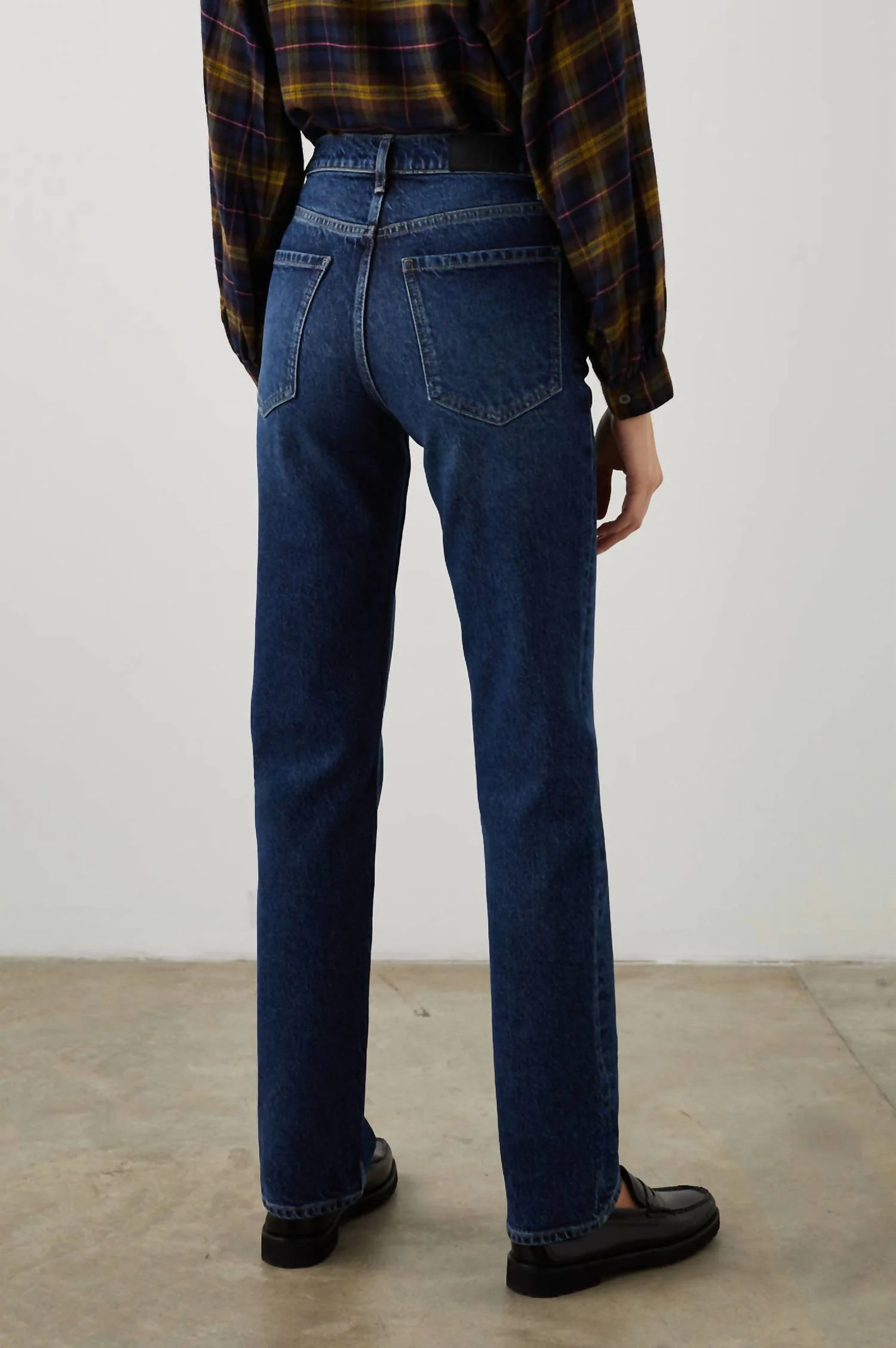 Topanga Straight Jeans In Collegiate Blue