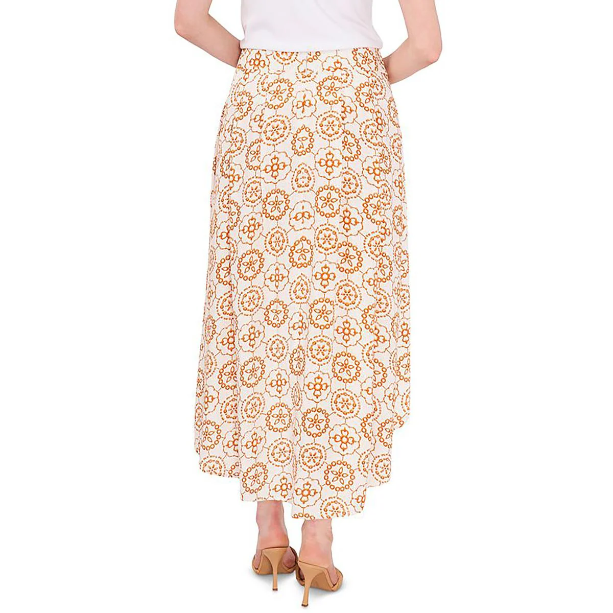 Womens A-Symmetrical Printed High-Low