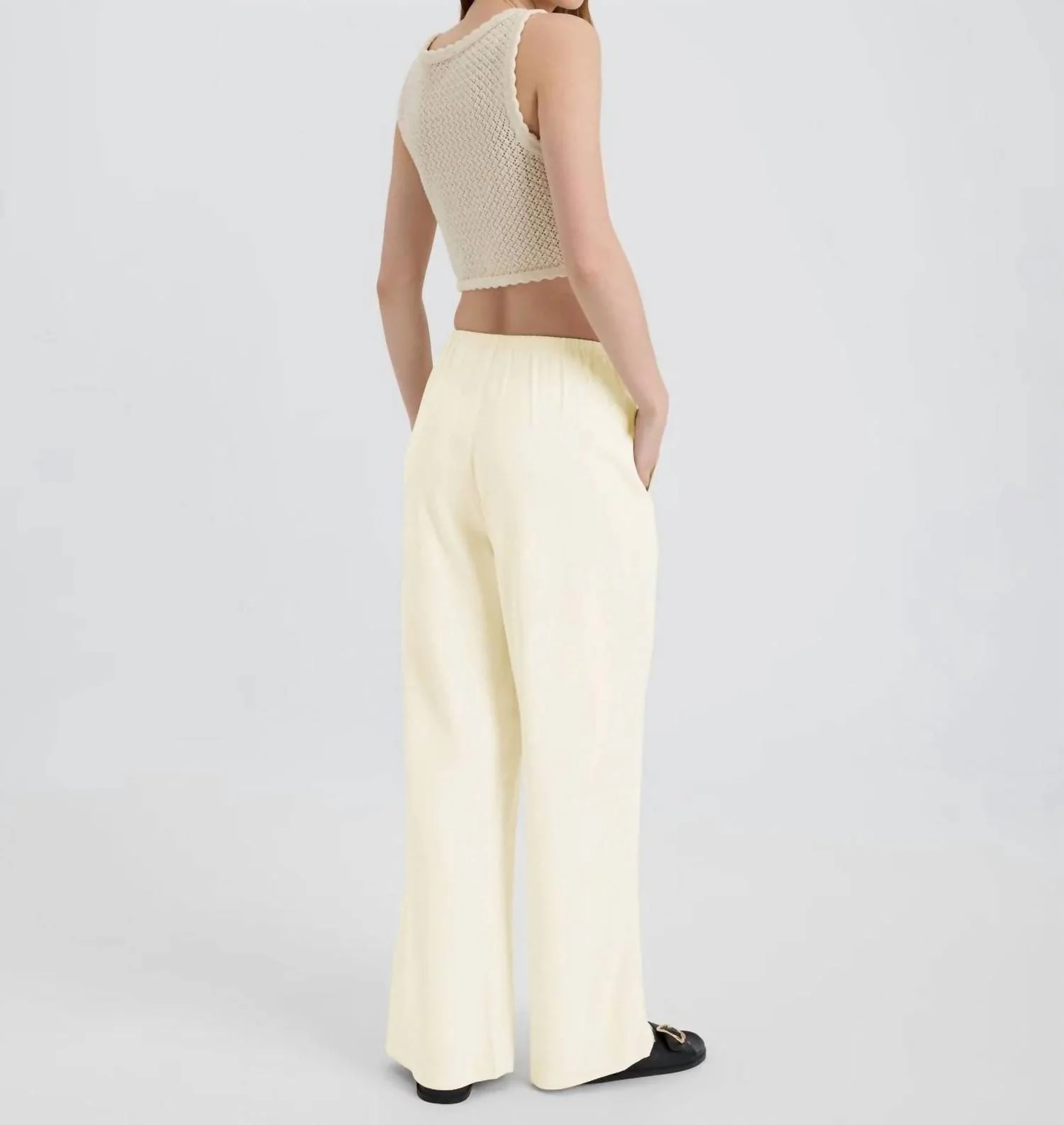 The Monaco Pant In Ecru
