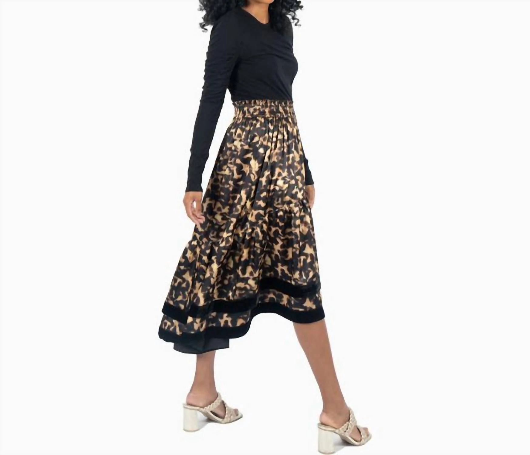 Iris Skirt In Tortoise