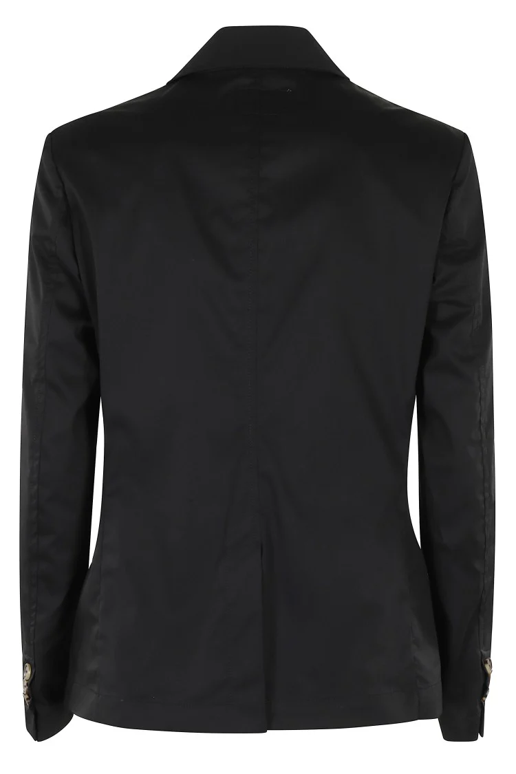 Lightweight Black Blazer With Classic Lapel