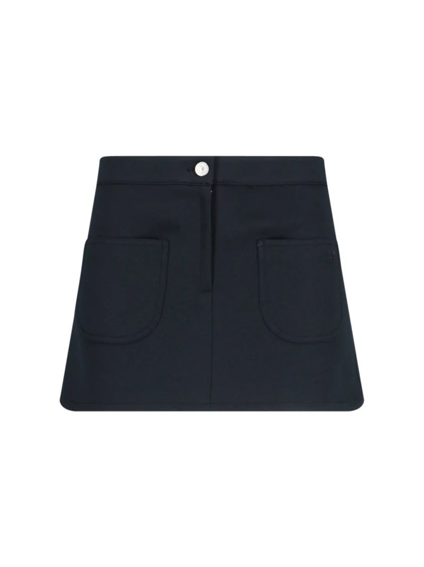 2-Pocket Mini Skirt – Black