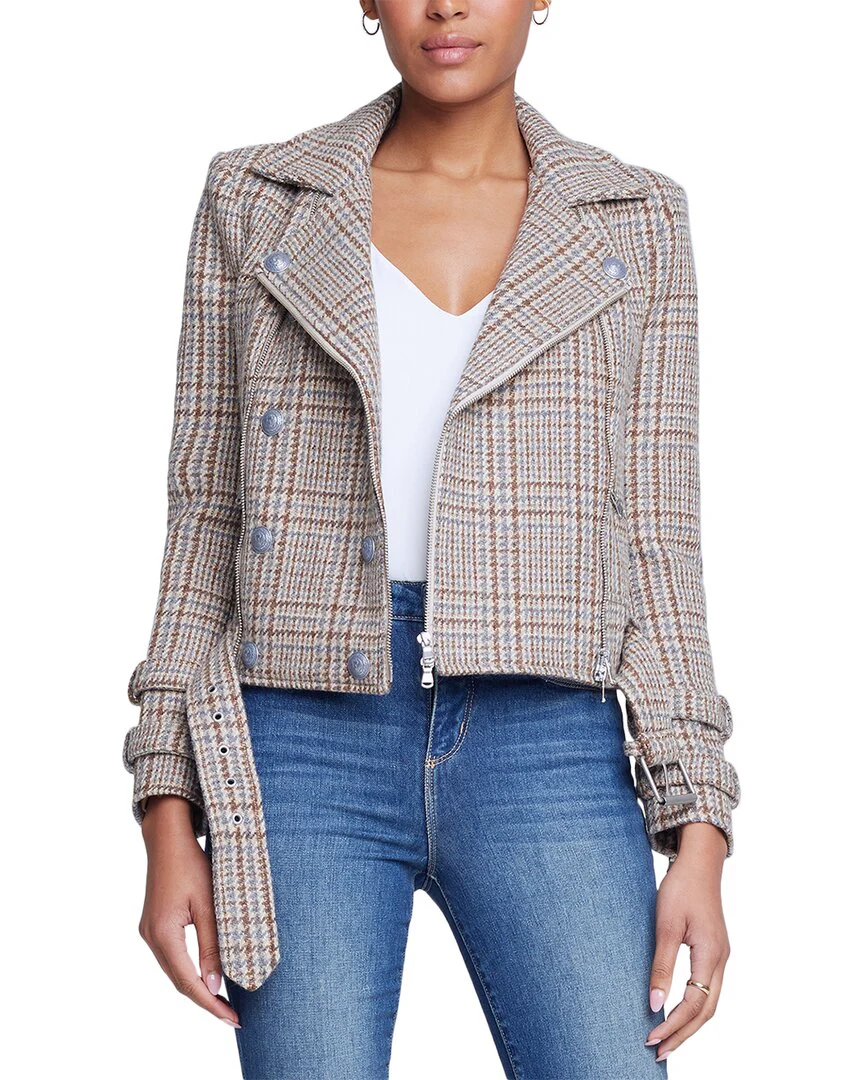 L'AGENCE Billie Belted Wool Jacket