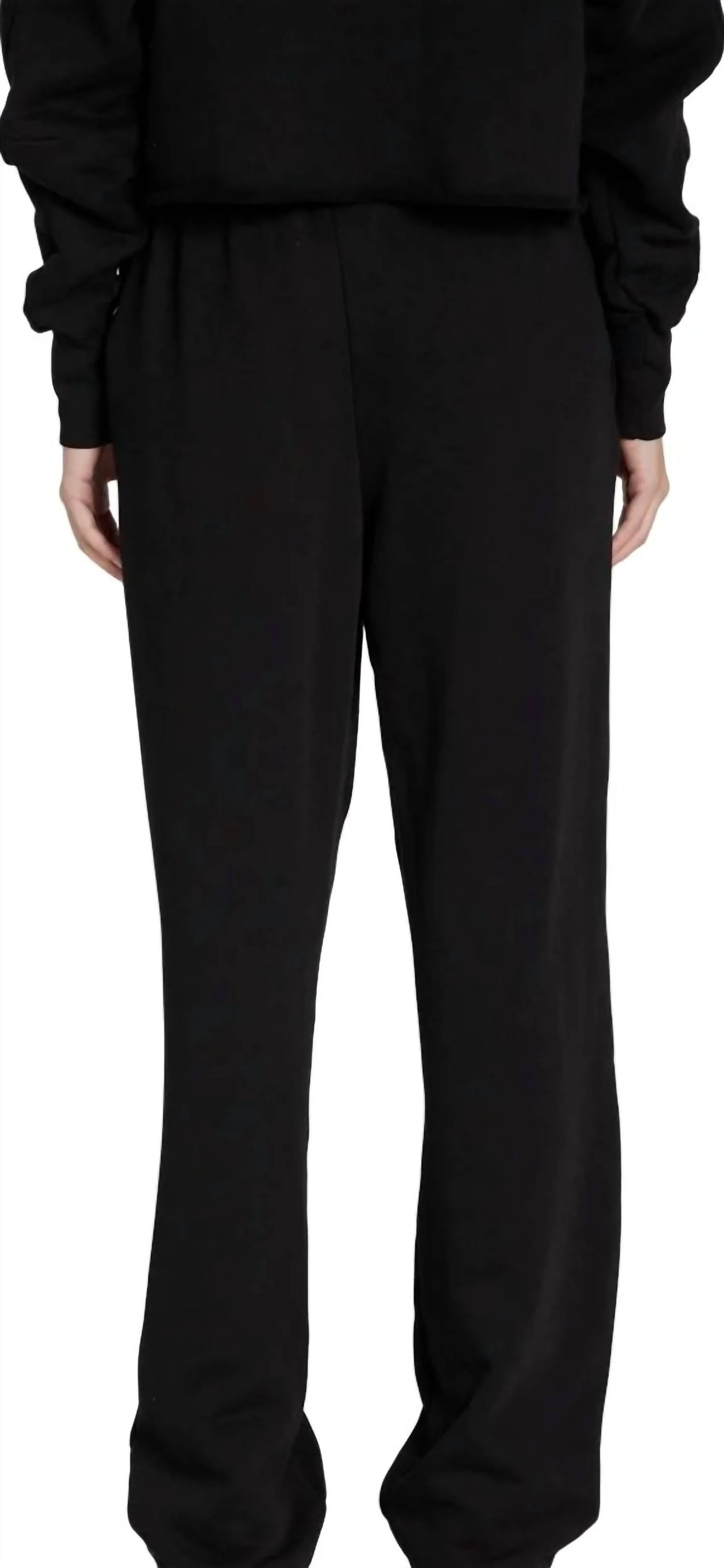Jill Puddle Pants In Jet Black