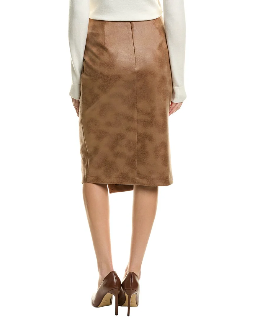T Tahari Faux Wrap Pencil Skirt