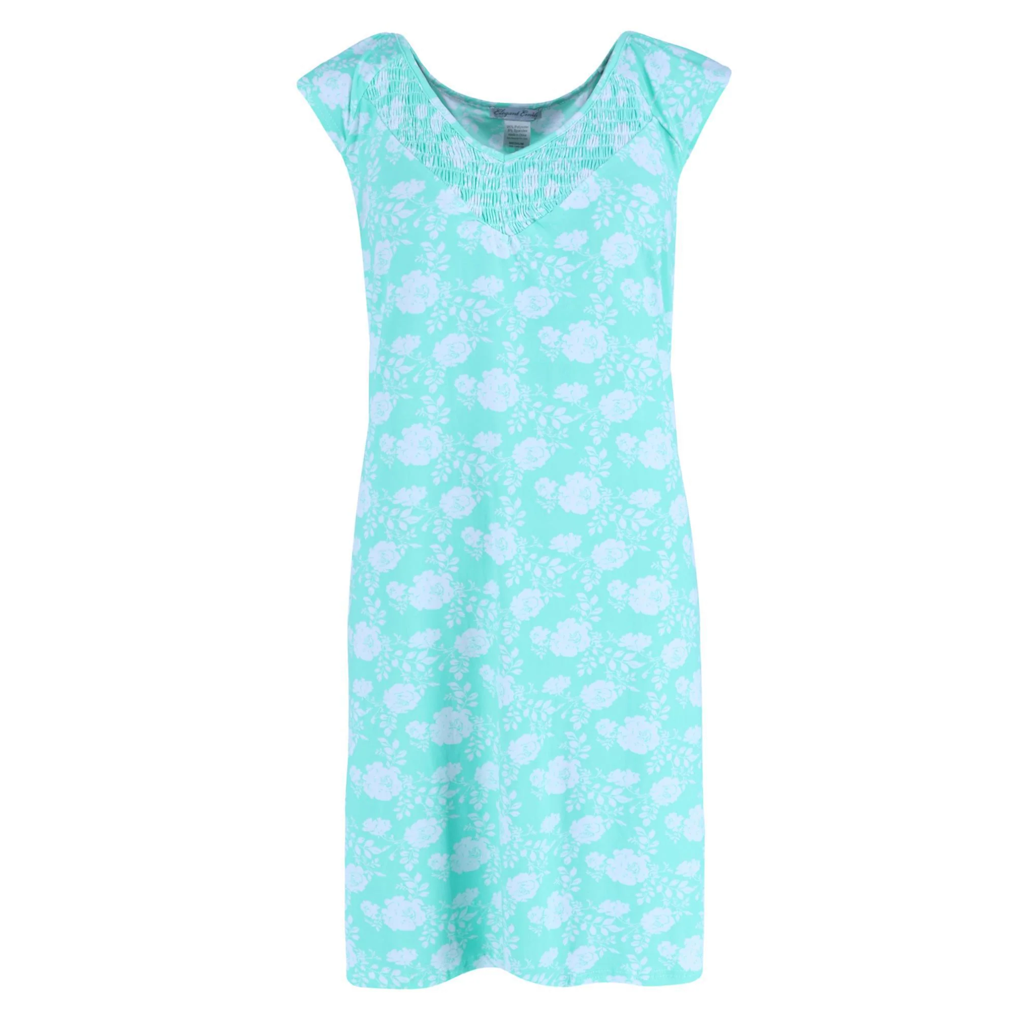 Women's Mint Floral Gown