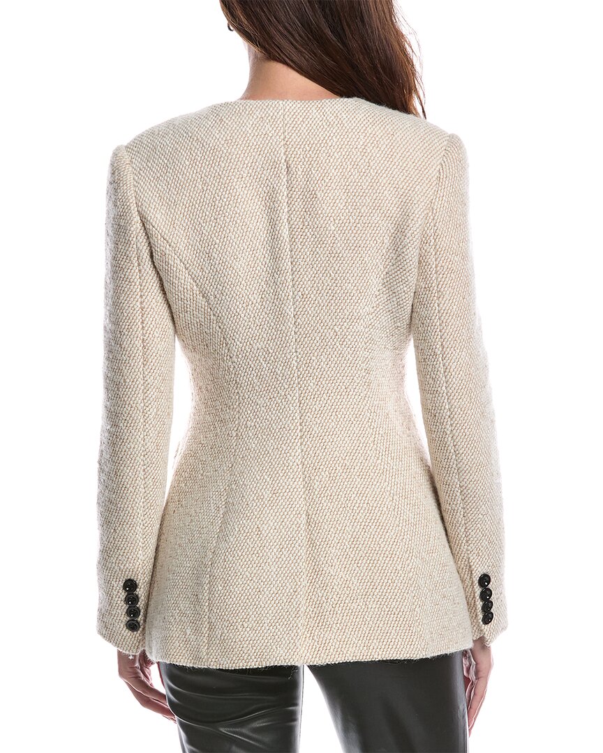 TOCCIN Lea Wool-Blend Tweed Jacket
