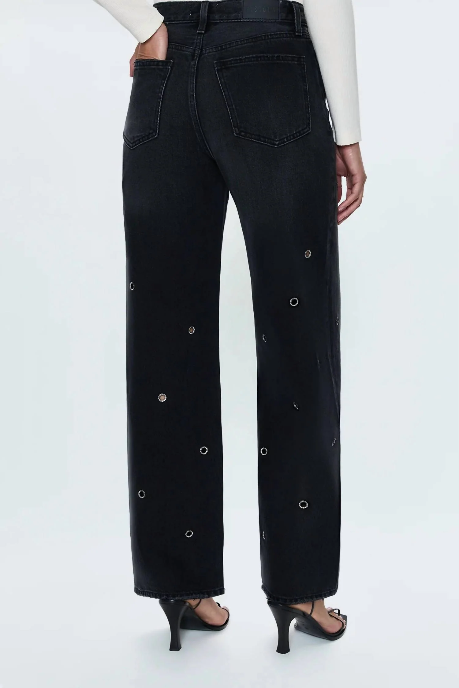 Hendrix High Rise Relaxed Jeans In Glamour
