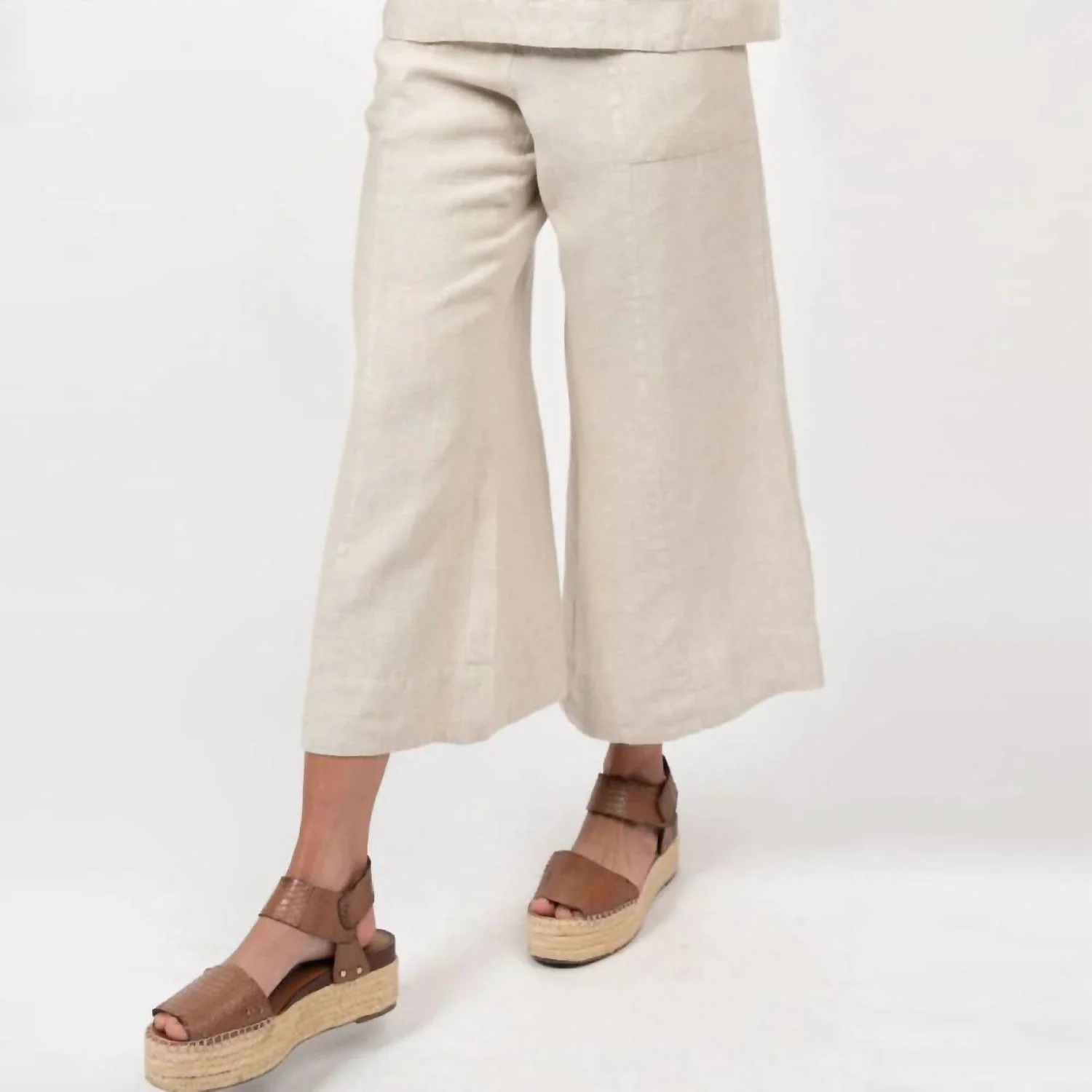 Women's Slouch Pocket Pants In Natural