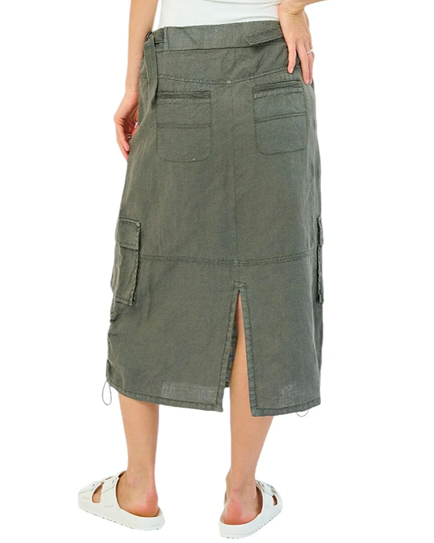 Marrakech Lilo Linen Midi Skirt