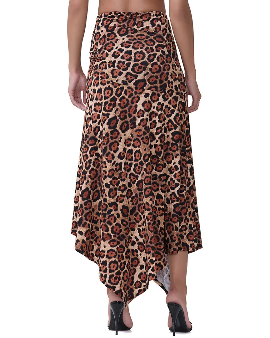 AFRM Mattie Side Ruched Slit Skirt