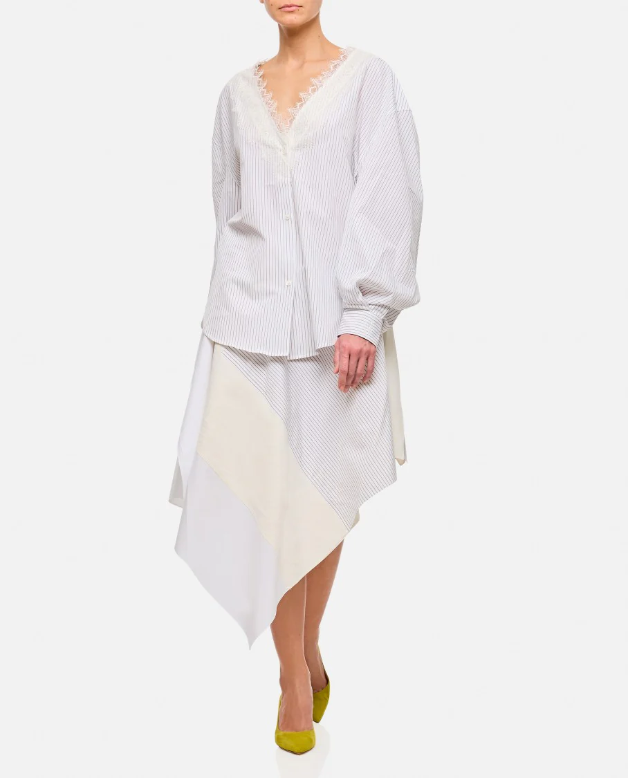 Asymmetric Patchwork Skirt