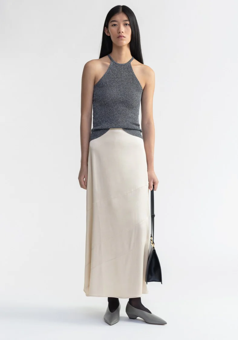 Juno - Satin Maxi Skirt